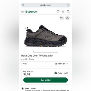 HOKA x JLAL Tor Ultra Lo